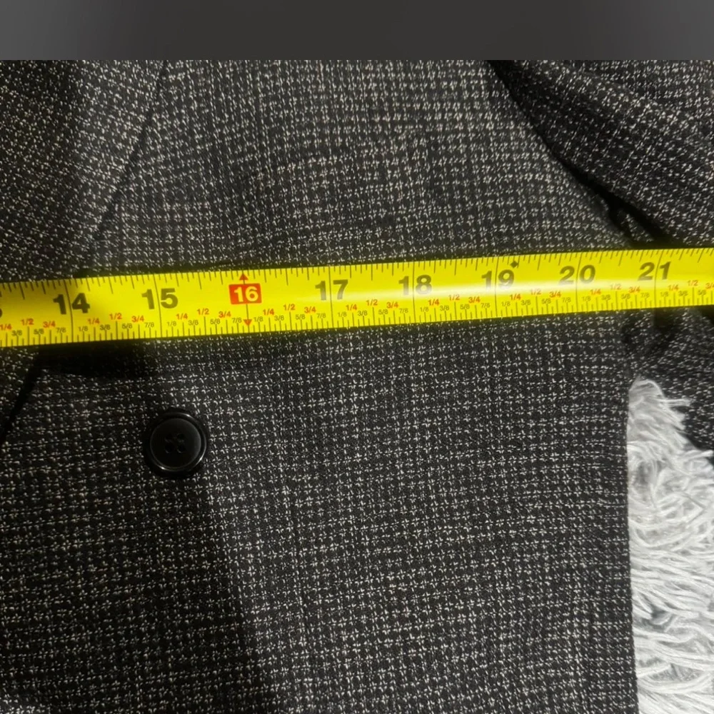 MILLIBAR Elegant Gray Double-Breasted Blazer